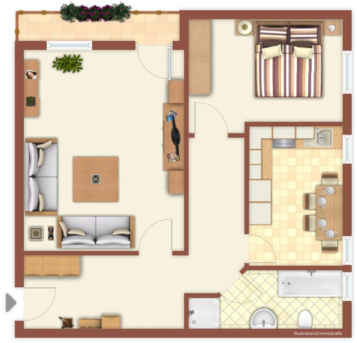 Silbermoewe Apartment Росток Екстериор снимка